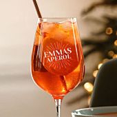 Personaliserbar Aperol Spritz-glas med navn