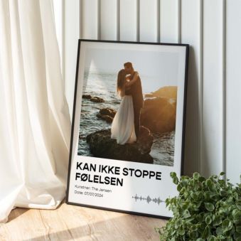 Personlig plakat med album omslag