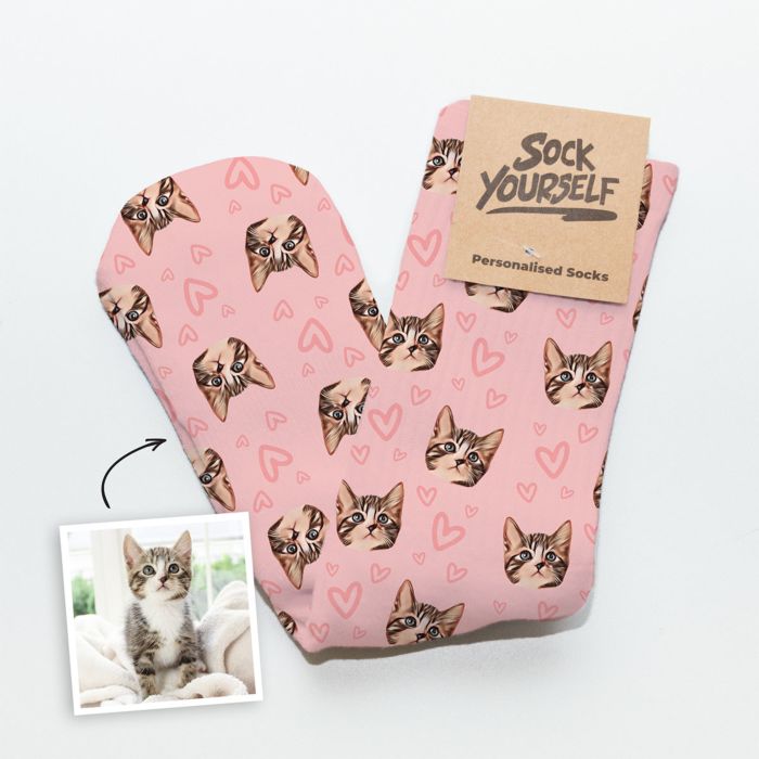 Personlige sokker med dit kæledyr