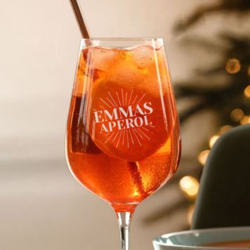 Personaliserbar Aperol Spritz-glas med navn