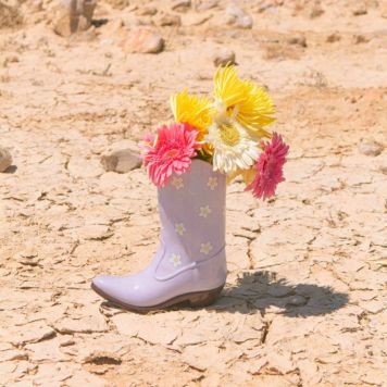 Cowboystøvler blomstervase